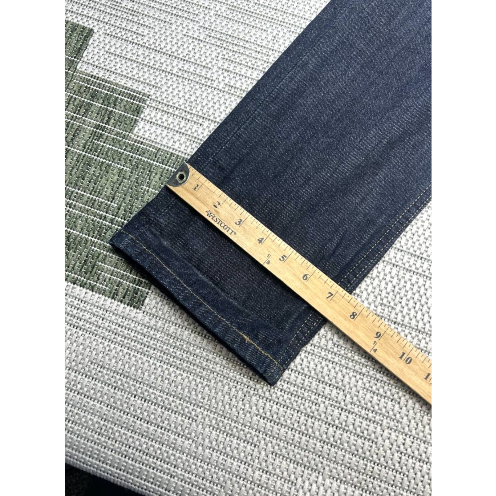 Levi's Levi's 514 Jeans Mens 30 Blue Denim Straight Fit Logo Cotton Mid Rise 30x32 Jeans Size US 30 / EU 46 - 4 Thumbnail