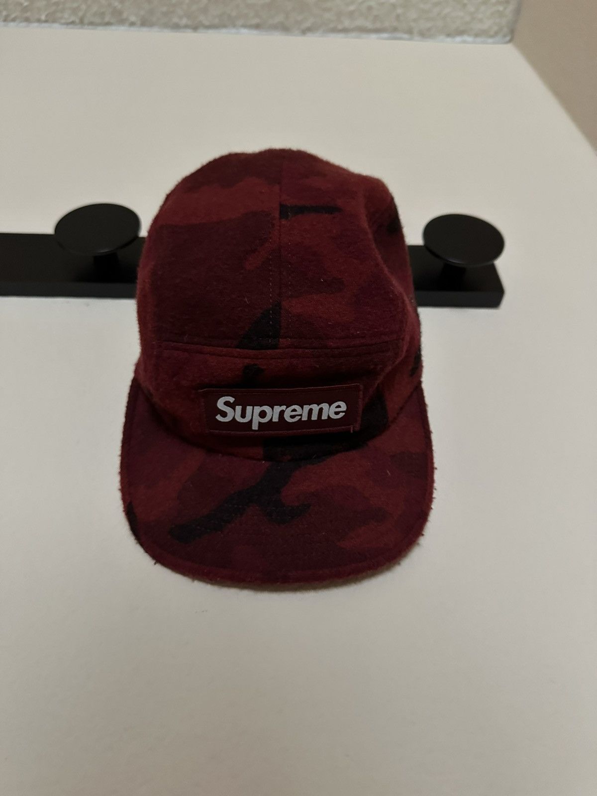 Supreme Red Camo Supreme Cap Size ONE SIZE - 2 Thumbnail