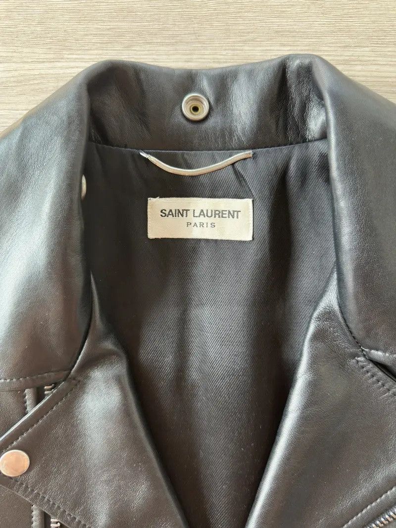 Saint Laurent Paris SAINT LAURENT L01 Leather Biker Jacket Size M / US 6-8 / IT 42-44 - 3 Thumbnail