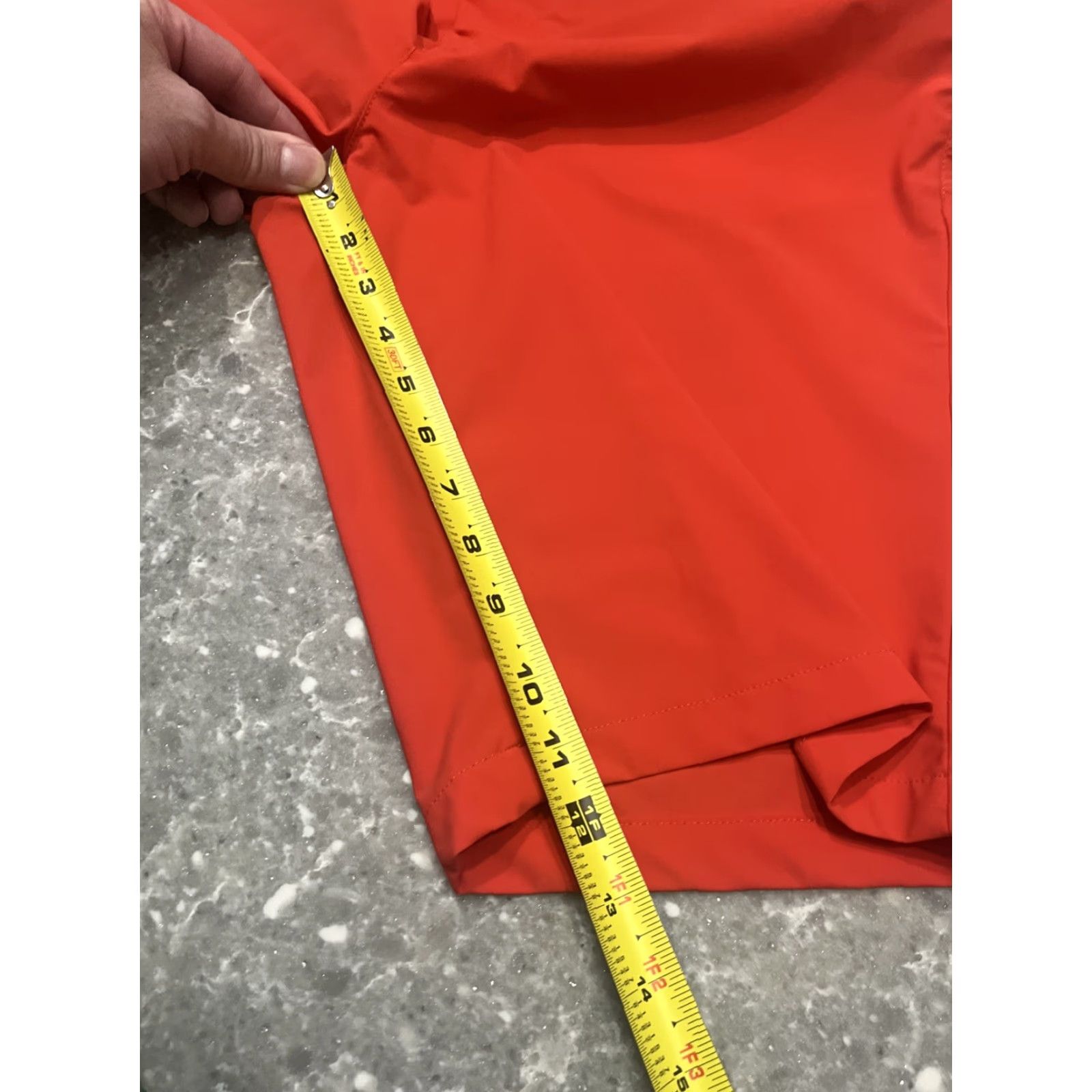 Vintage Chervo Mens Golf Performance Garing Shorts UV Protection 34x9.5" Orange Chino Regular Mens Size US 34 / EU 50 - 6 Thumbnail
