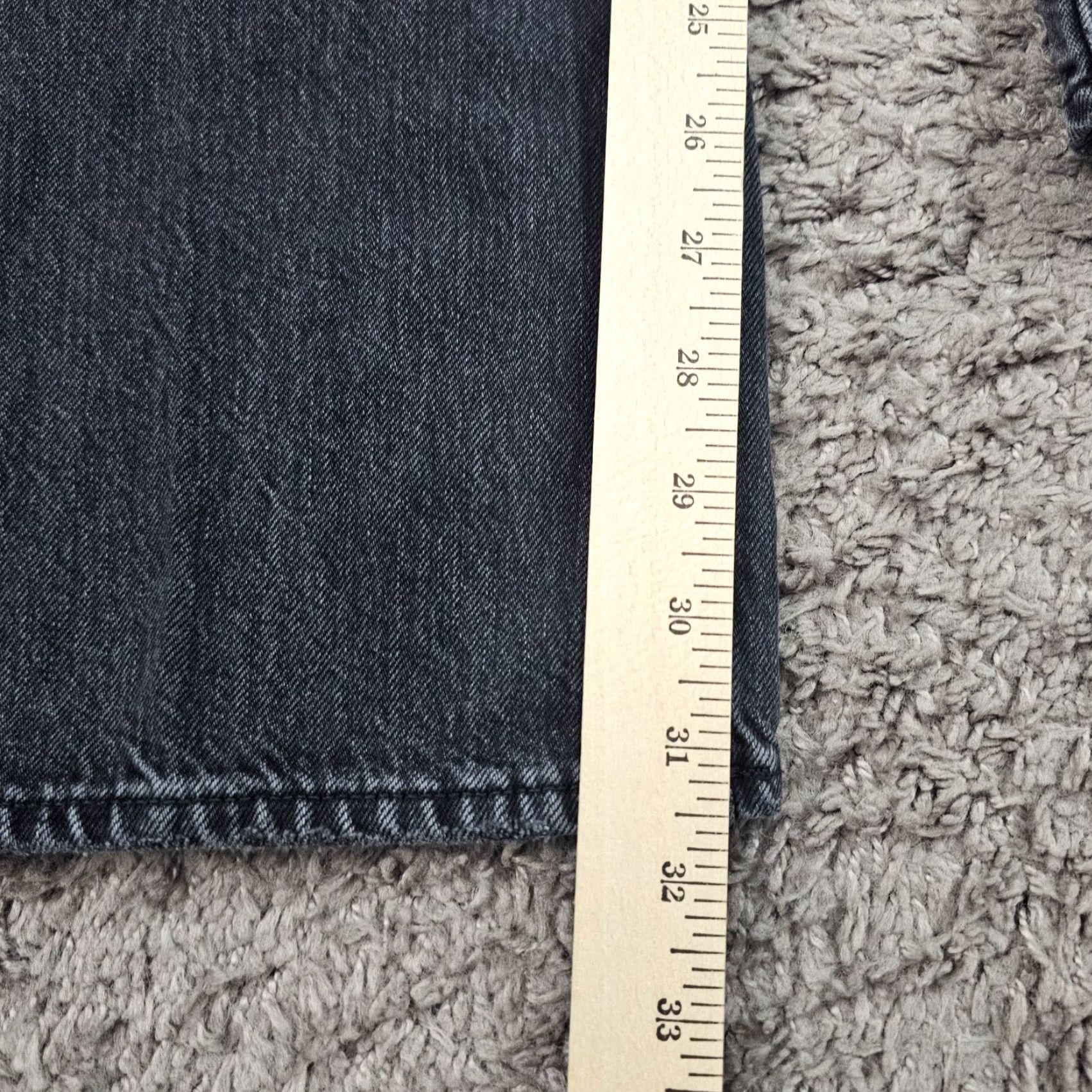 American Eagle Outfitters VINTAGE American Eagle Womens Jeans 2 Black Bootcut Distressed Stretch Denim 90s Small Waist Size 26" / US 2 / IT 38 - 6 Thumbnail