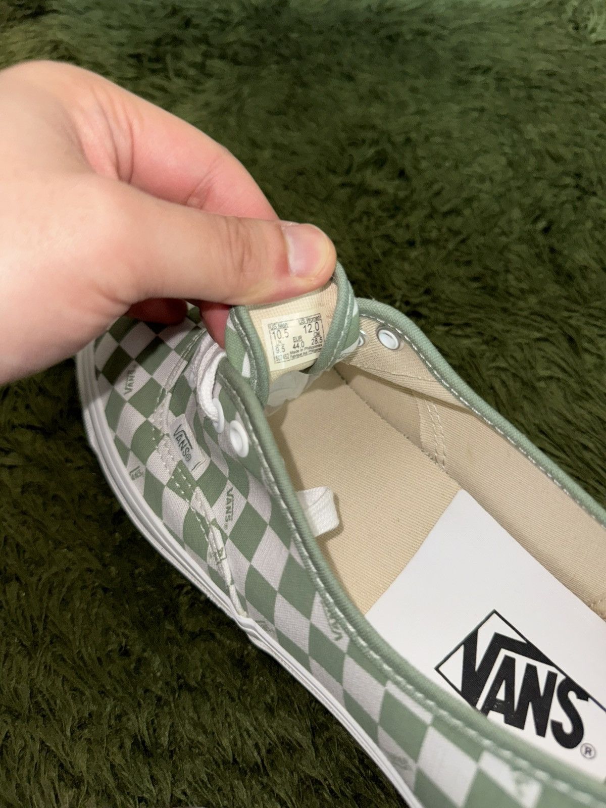 Vans [US 10.5] Vans Vault Authentic Checkerboard Loden Frost Size US 11 / EU 44 - 6 Thumbnail