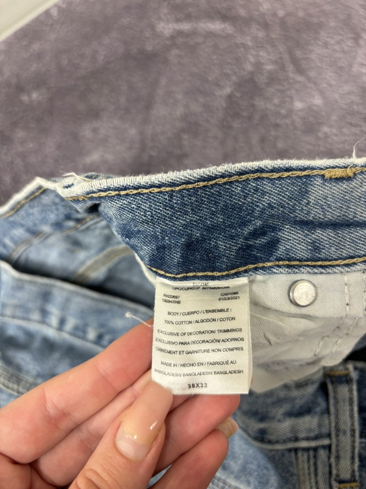 Dickies Vintage Dickies USA Blue Denim Work Hype Baggy Jeans Size US 38 / EU 54 - 14 Thumbnail