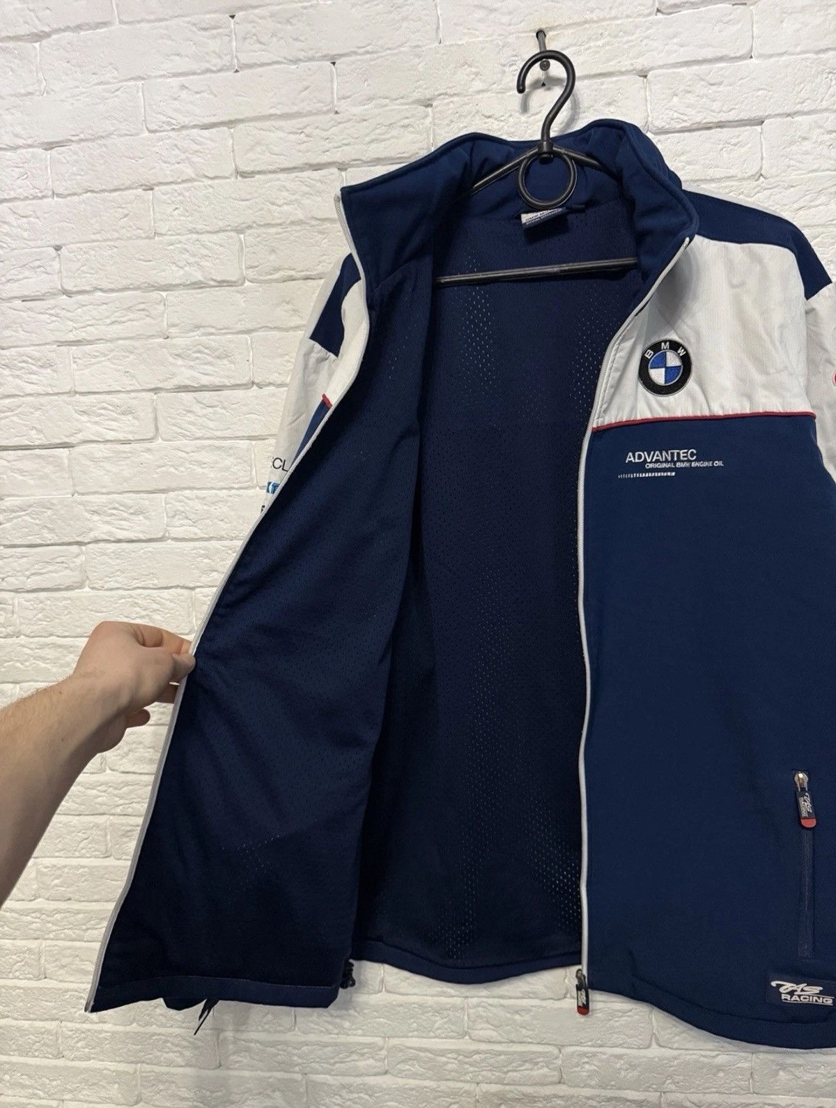 BMW BMW Motorroad Official Racing Shell Hooded Jacket Full Zip Size US XL / EU 56 / 4 - 12 Thumbnail