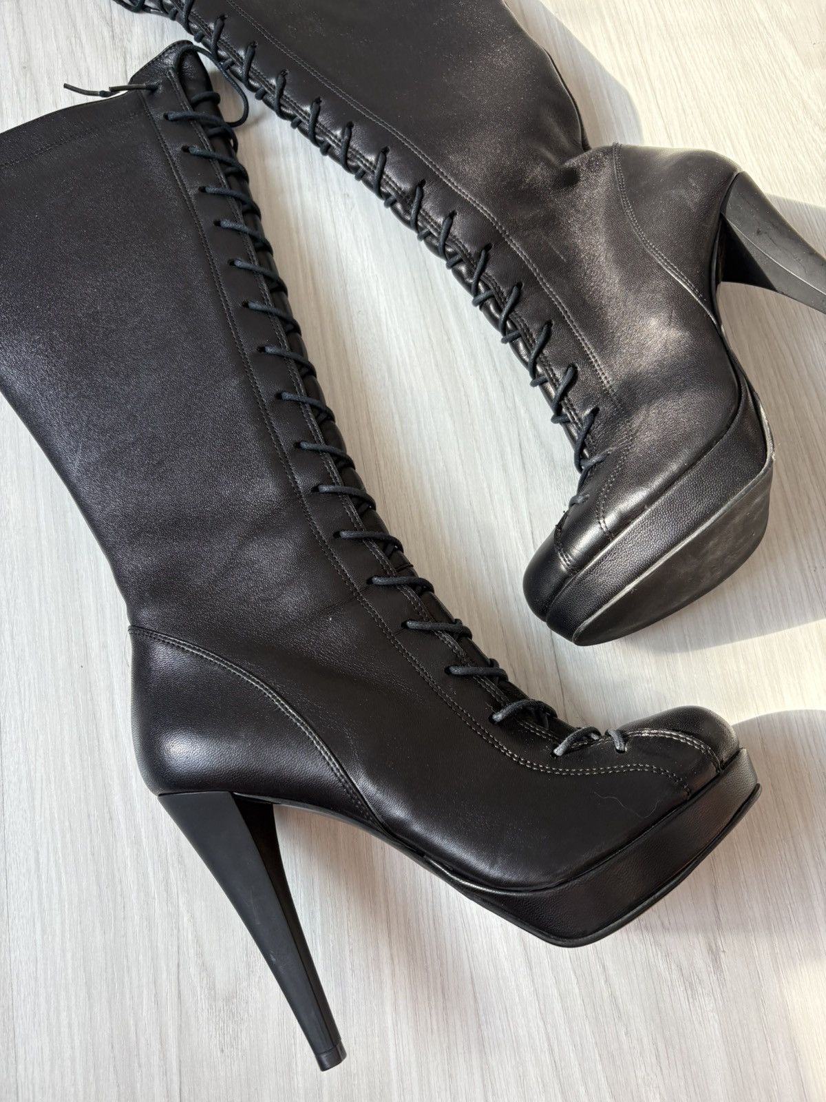 Vintage y2k leather boots Size US 9.5 / IT 39.5 - 12 Thumbnail