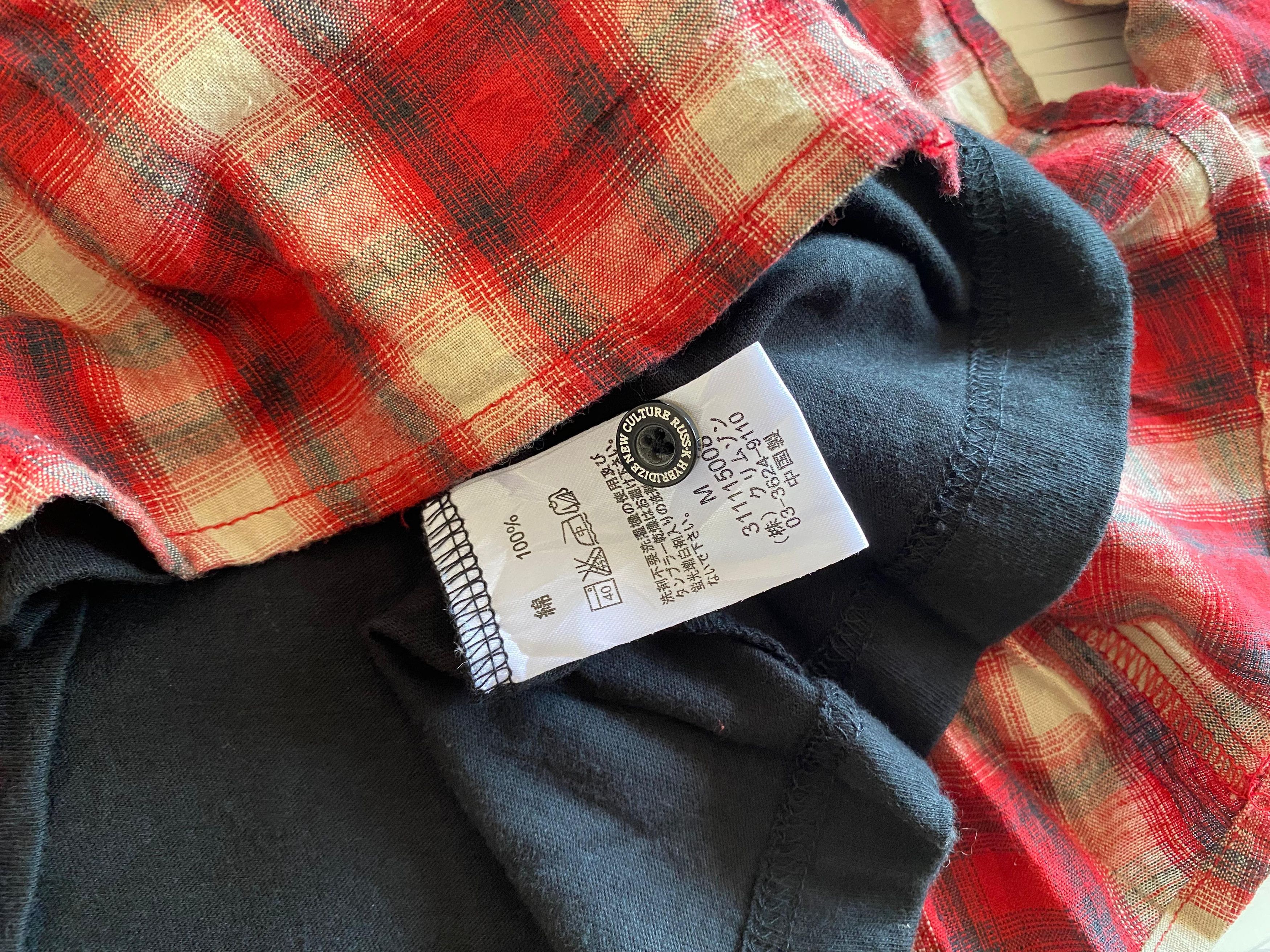 Japanese Brand Russk poem LongSleeve double layer ifsixwasnine Size US M / EU 48-50 / 2 - 6 Thumbnail