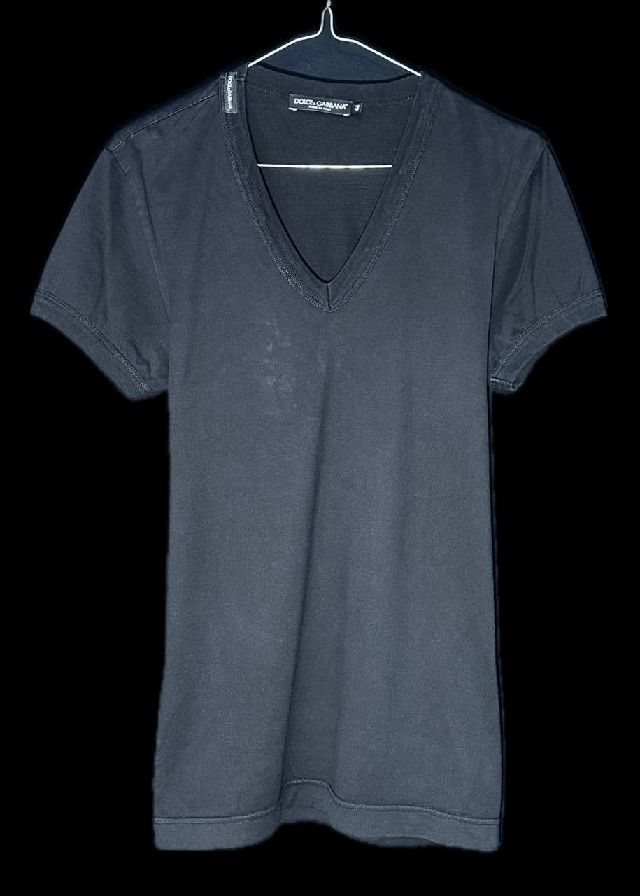 Dolce & Gabbana Dolce&Gabbana Classic basic Womens t shirt V-Neck Top Size M / US 6-8 / IT 42-44 - 1 Thumbnail