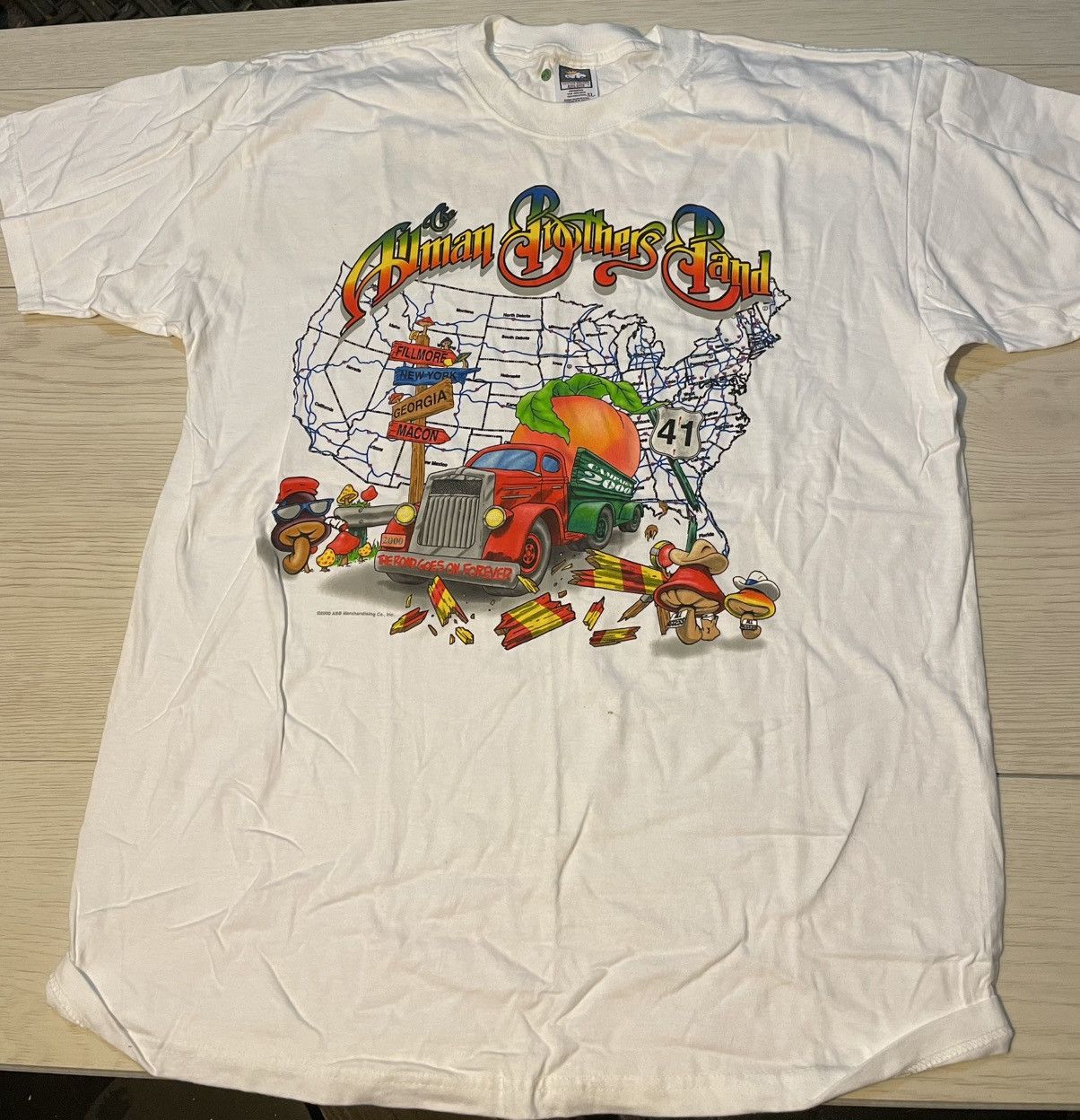 Vintage The Allman Brothers Band Campaign 2000 VNTG Tour T-shirt XL Size US XL / EU 56 / 4 - 2 Thumbnail