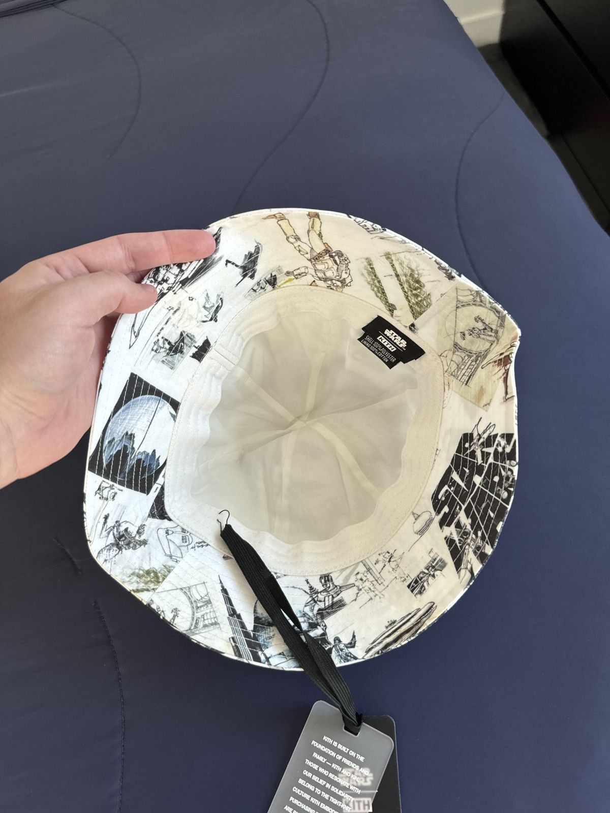 Kith Kith x Star Wars Toil White Bucket Hat New w Tags Size ONE SIZE - 7 Thumbnail