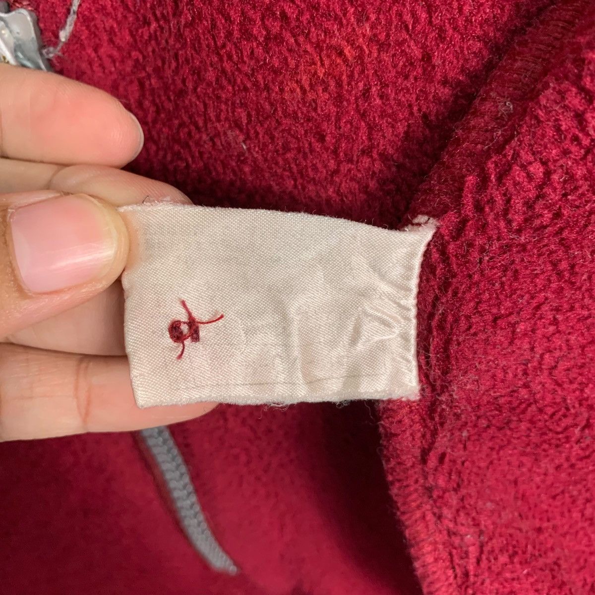 Japanese Brand TARZAN Red Fleece Jacket #1065-C48 Size US L / EU 52-54 / 3 - 18 Thumbnail