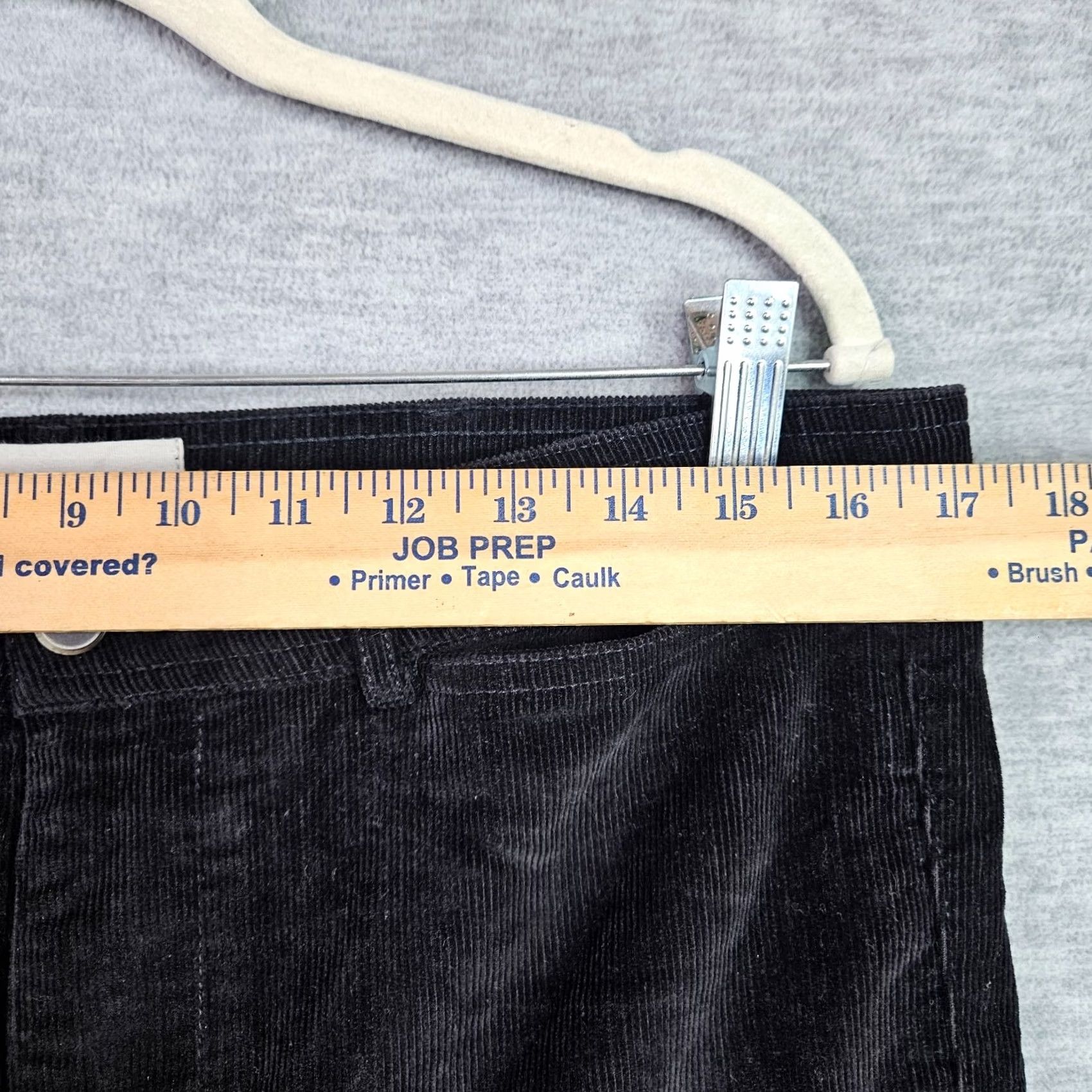 Everlane EVERLANE Black Wide Leg Corduroy High Rise Pant 14 Women's Pants Size 36" / US 14 / IT 50 - 5 Thumbnail