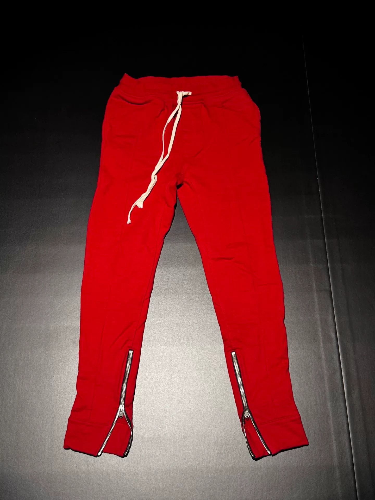 Fear of God Fear Of God 5th Red Heavy Terry Sweatpants Size US 27 - 1 Thumbnail