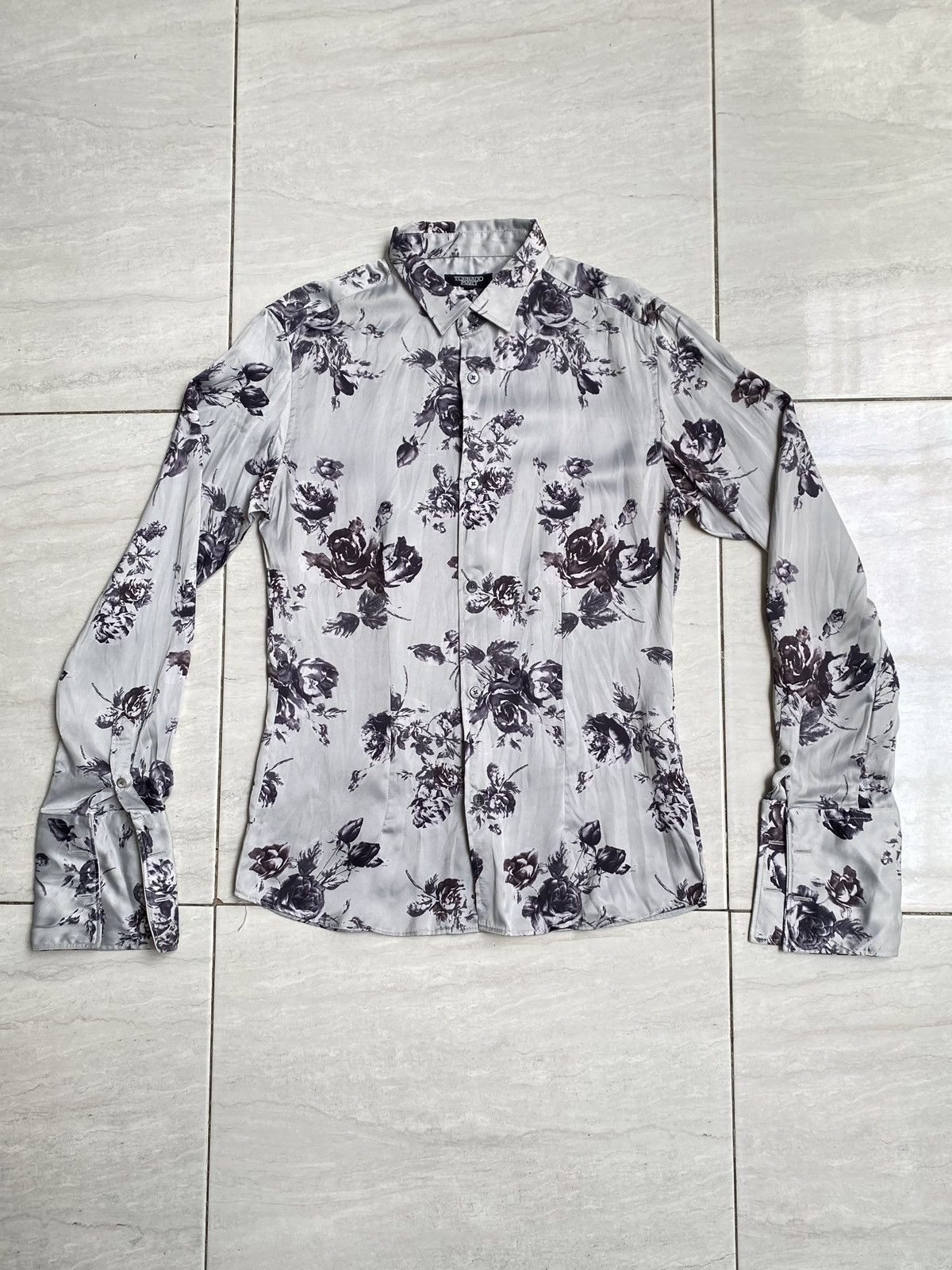 Tornado Mart Tornado Mart Flower Motive Shirt Size US XS / EU 42 / 0 - 1 Thumbnail