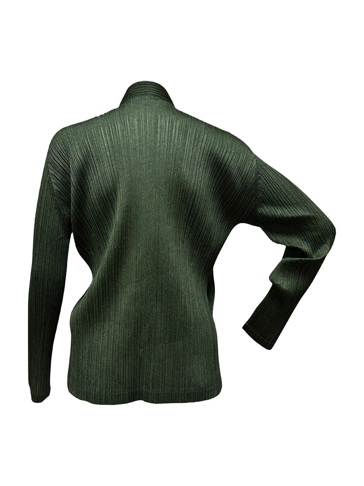 Pleats Please Issey Miyake PLEATS PLEASE ISSEY MIYAKE Chinese Dragon Button-Up Cardigan Size M / US 6-8 / IT 42-44 - 2 Thumbnail