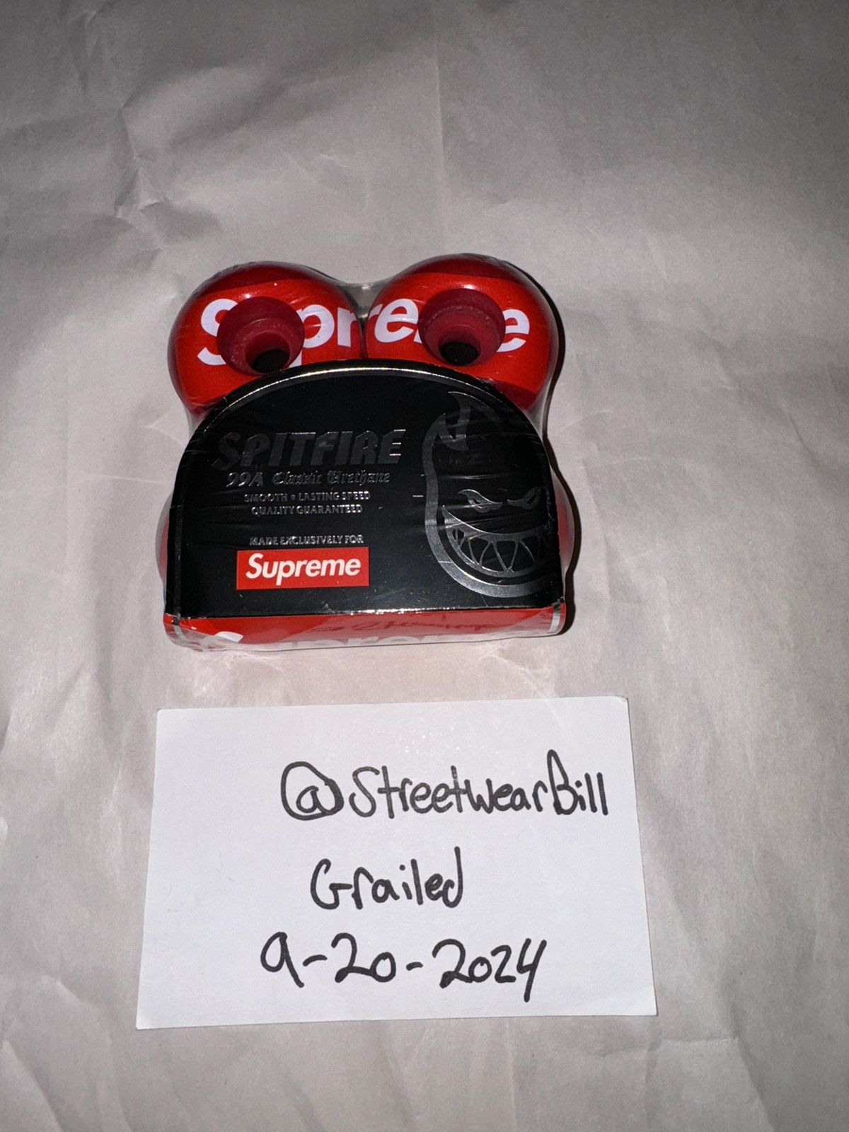Supreme Supreme/ Spitfire shop wheels Size ONE SIZE - 1 Thumbnail