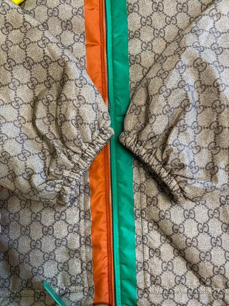 Gucci Gucci Fake All Over Print Nylon Jacket-2505 Size US L / EU 52-54 / 3 - 4 Thumbnail
