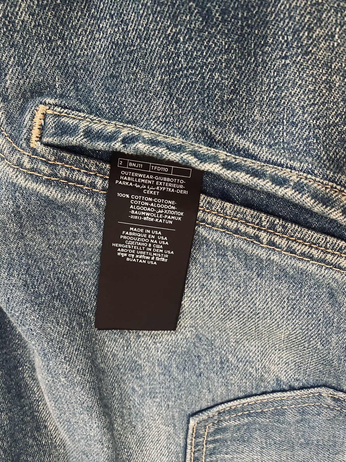 Tom Ford Tom Ford 🇺🇸 LA Icon Washed Denim Trucker Jacket XXL NWT Size US XXL / EU 58 / 5 - 17 Thumbnail