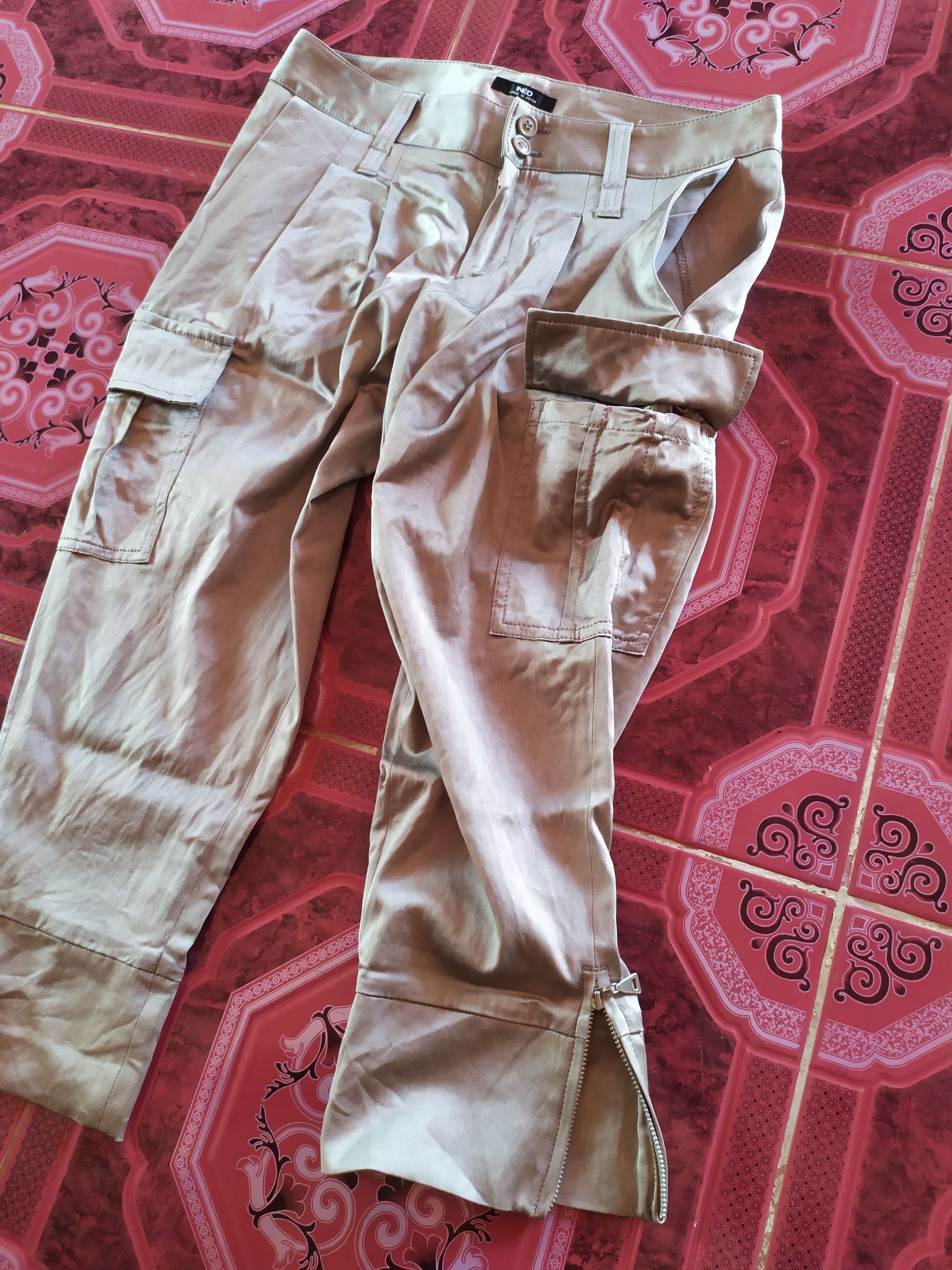 Japanese Brand × Yohji Yamamoto Ined by Yohji Yamamoto Crop Pants Size 29" - 4 Thumbnail