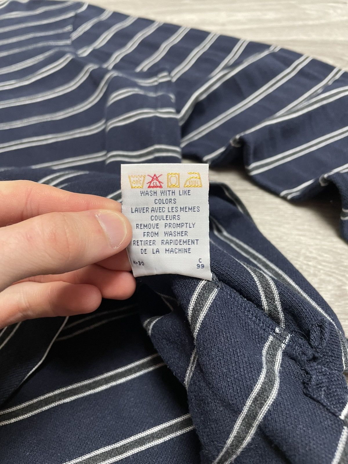 Polo Ralph Lauren Vintage Polo Ralph Lauren Striped Polo Long Sleeve Shirt Y2K Size US XL / EU 56 / 4 - 12 Thumbnail