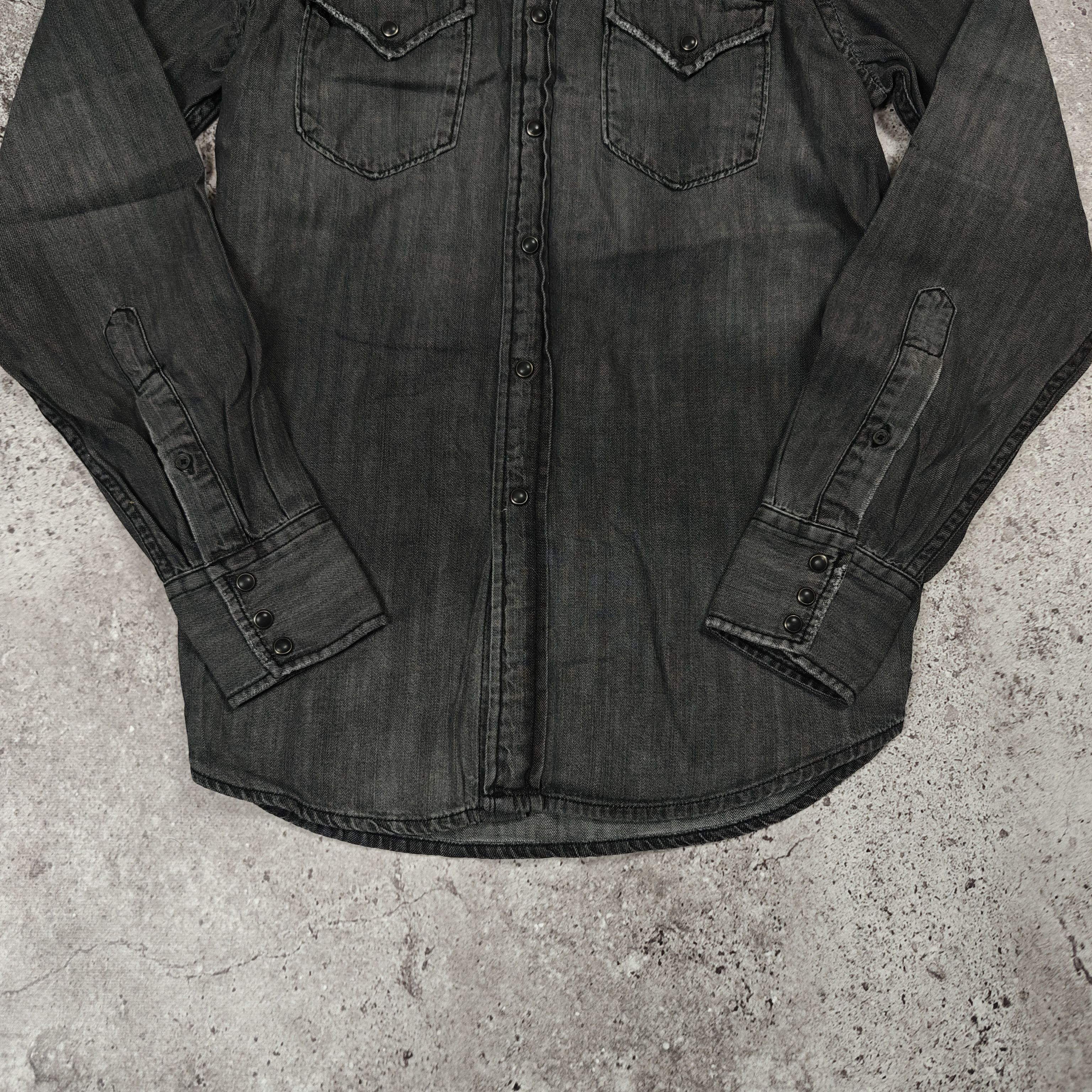 Replay Replay Gray Denim Shirt size S Size US S / EU 44-46 / 1 - 3 Thumbnail
