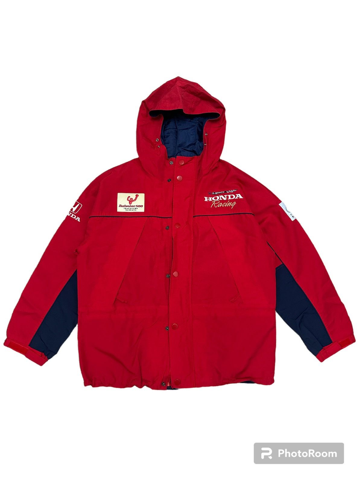 Honda 🔥🔥🔥Vtg Honda Nascar Indy Car Japan Hoodie Jacket Size US XL / EU 56 / 4 - 1 Thumbnail