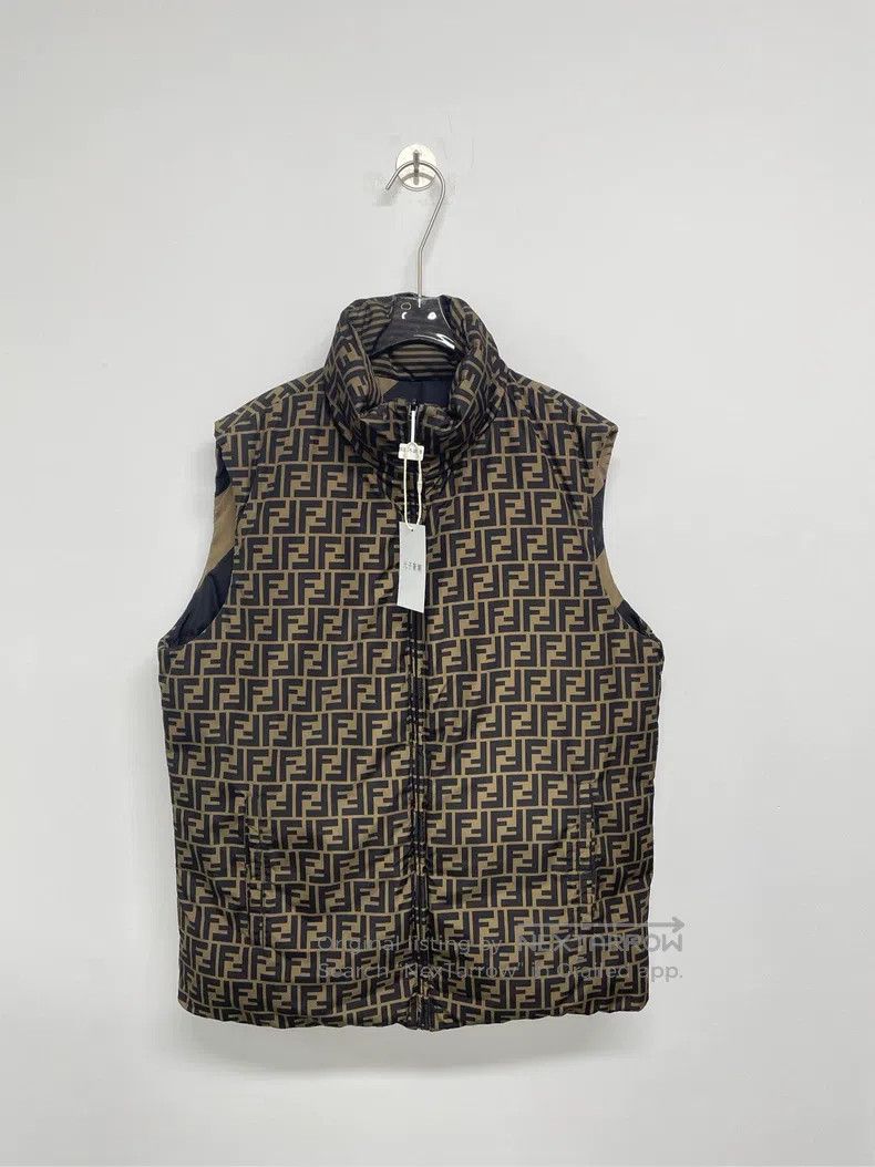 Fendi Fendi Down Vest Two-Way Wear Size US M / EU 48-50 / 2 - 5 Thumbnail