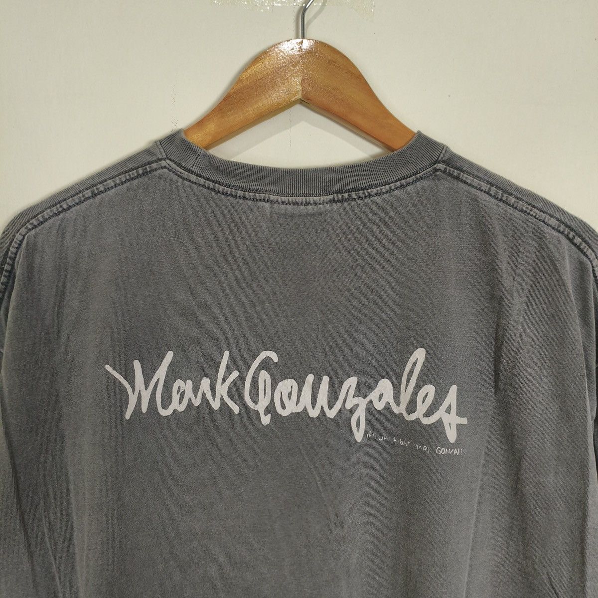 Vintage Mark Gonzales Long Sleeve T-shirt Size US XL / EU 56 / 4 - 8 Thumbnail