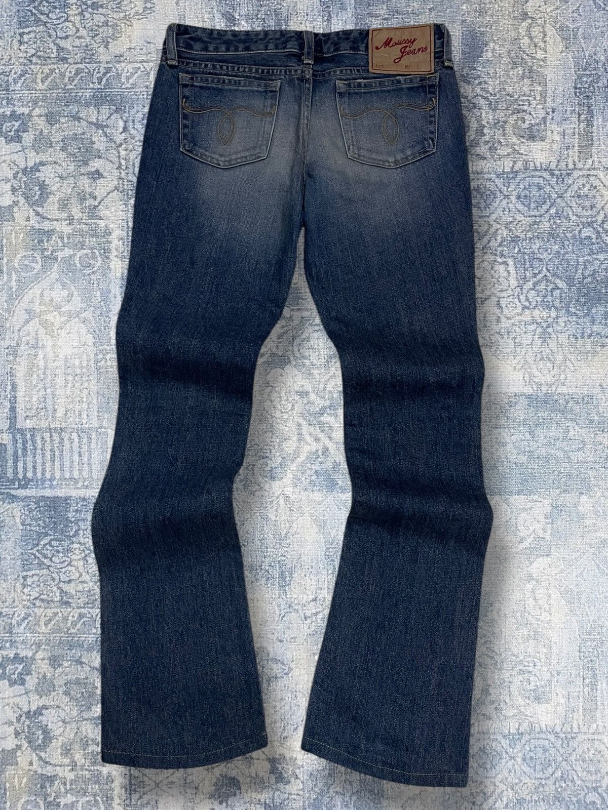 Hysteric Glamour Vintage 1990s Japan Designer Moussy Flared Scab Distressed Size US 27 - 8 Thumbnail