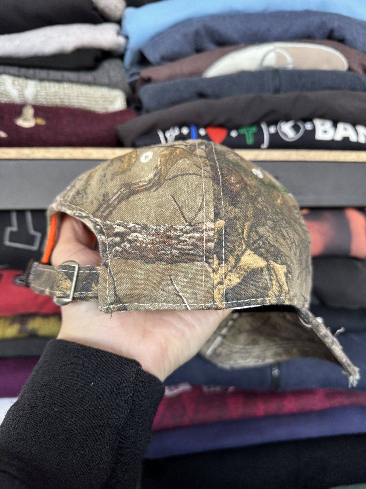 Vintage Camo 🌳Rare Real Tree blue cap hype racing hat Size ONE SIZE - 5 Thumbnail