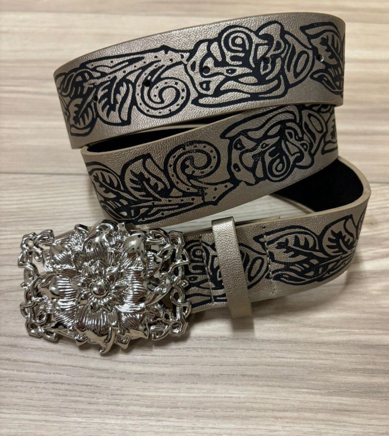 Japanese Brand ROSE Buckle Belt Size ONE SIZE - 3 Thumbnail