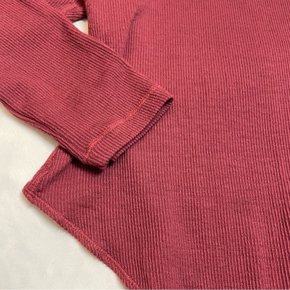 Free People NWT New $50 Free People Hi Hon Long Sleeve Rib Bodysuit Siz Size L / US 10 / IT 46 - 9 Thumbnail