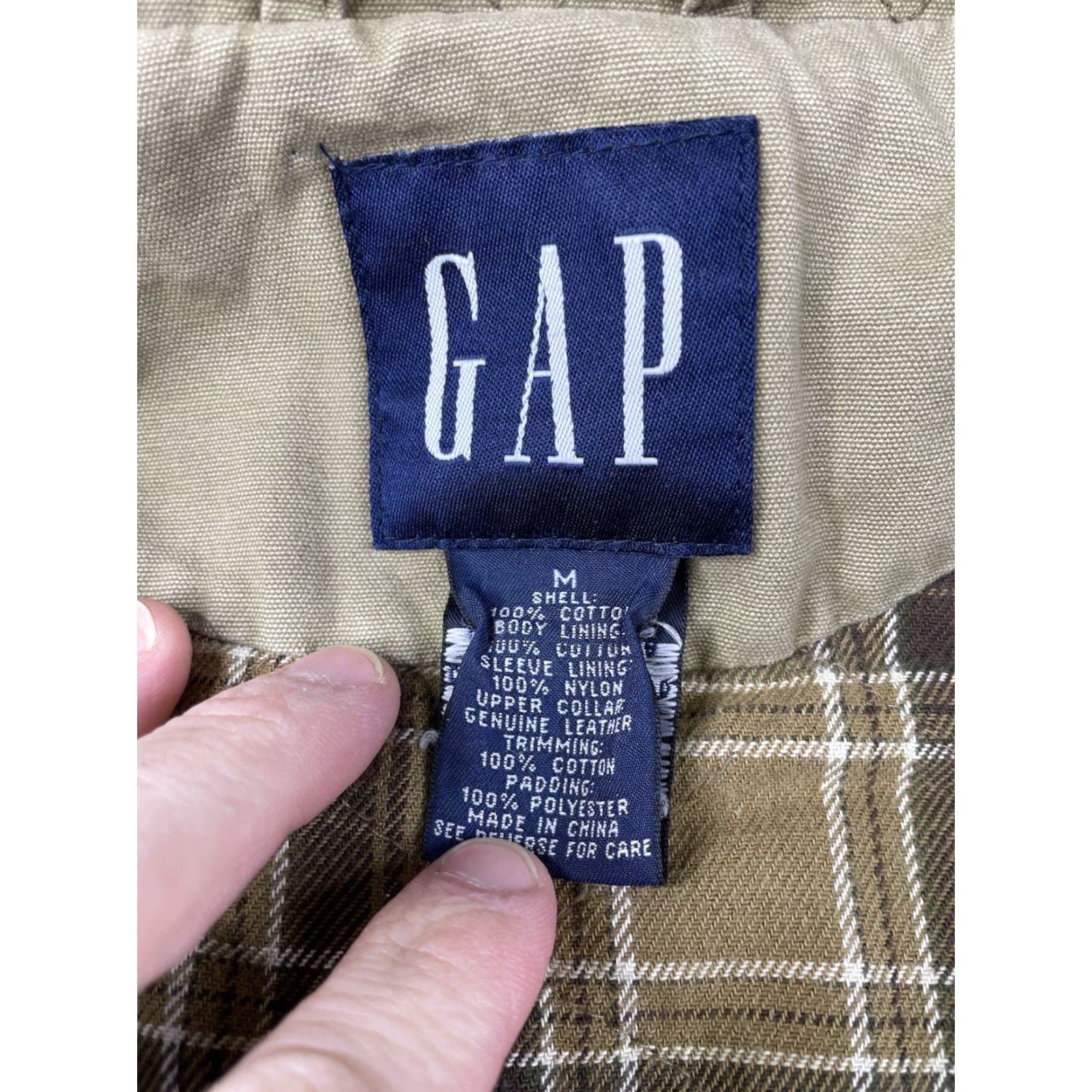 Gap VINTAGE Gap Jacket Mens M Corduroy Quilted Lined Coat Barn Chore Beige Size US M / EU 48-50 / 2 - 3 Thumbnail