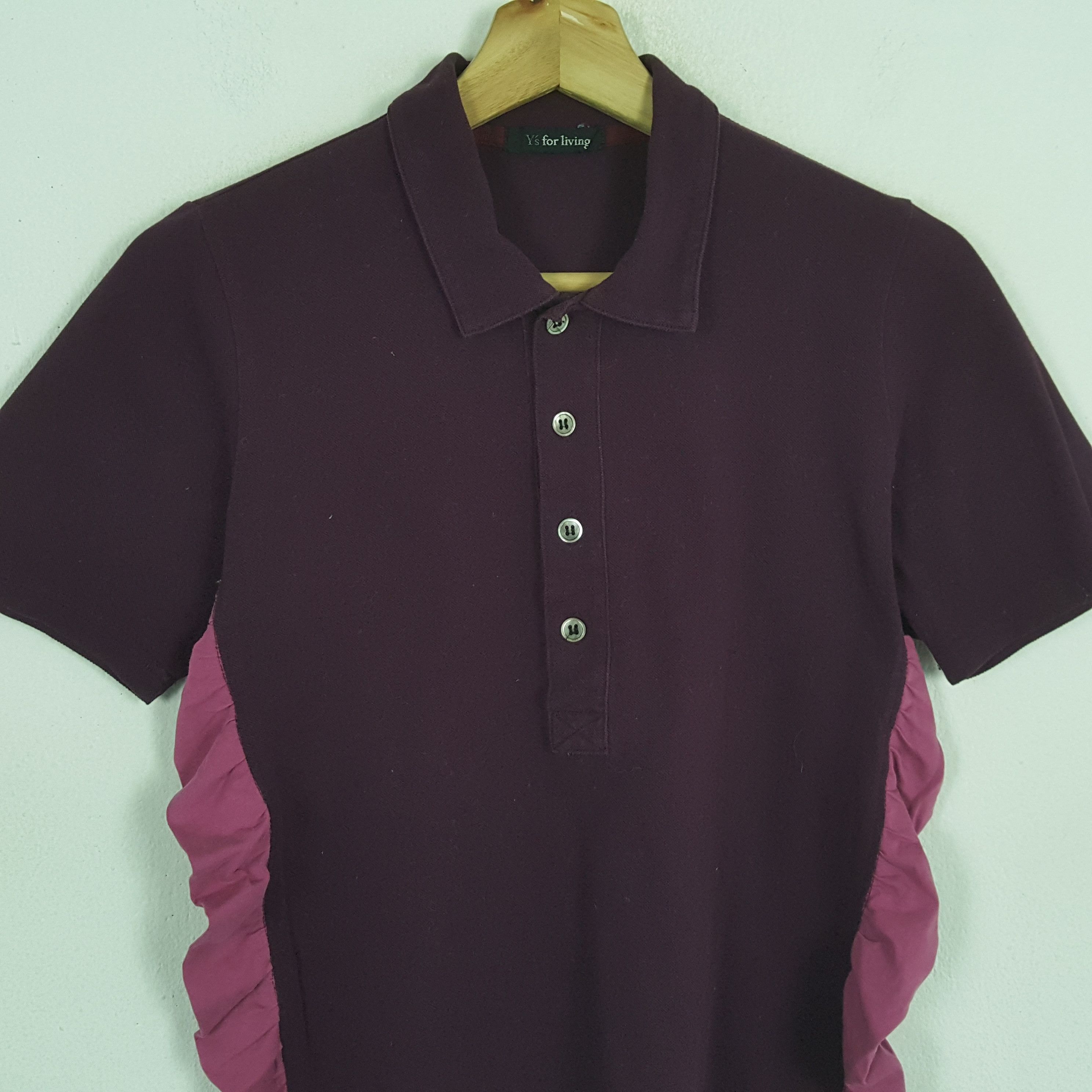 Vintage × Y's × Yohji Yamamoto Vintage Y'S FOR LIVING by YOHJI YAMAMTO Designer Polos Size S / US 4 / IT 40 - 2 Thumbnail