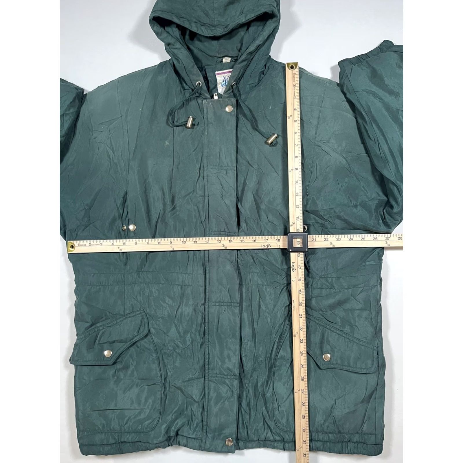 AQUA VINTAGE Aqua Togs Coat Parka Mens XL Green Hooded Quilted Insulated Winter Coat Size US XL / EU 56 / 4 - 8 Thumbnail