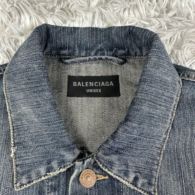 Balenciaga Balenciaga Double B logo denim jacket Size US M / EU 48-50 / 2 - 3 Thumbnail