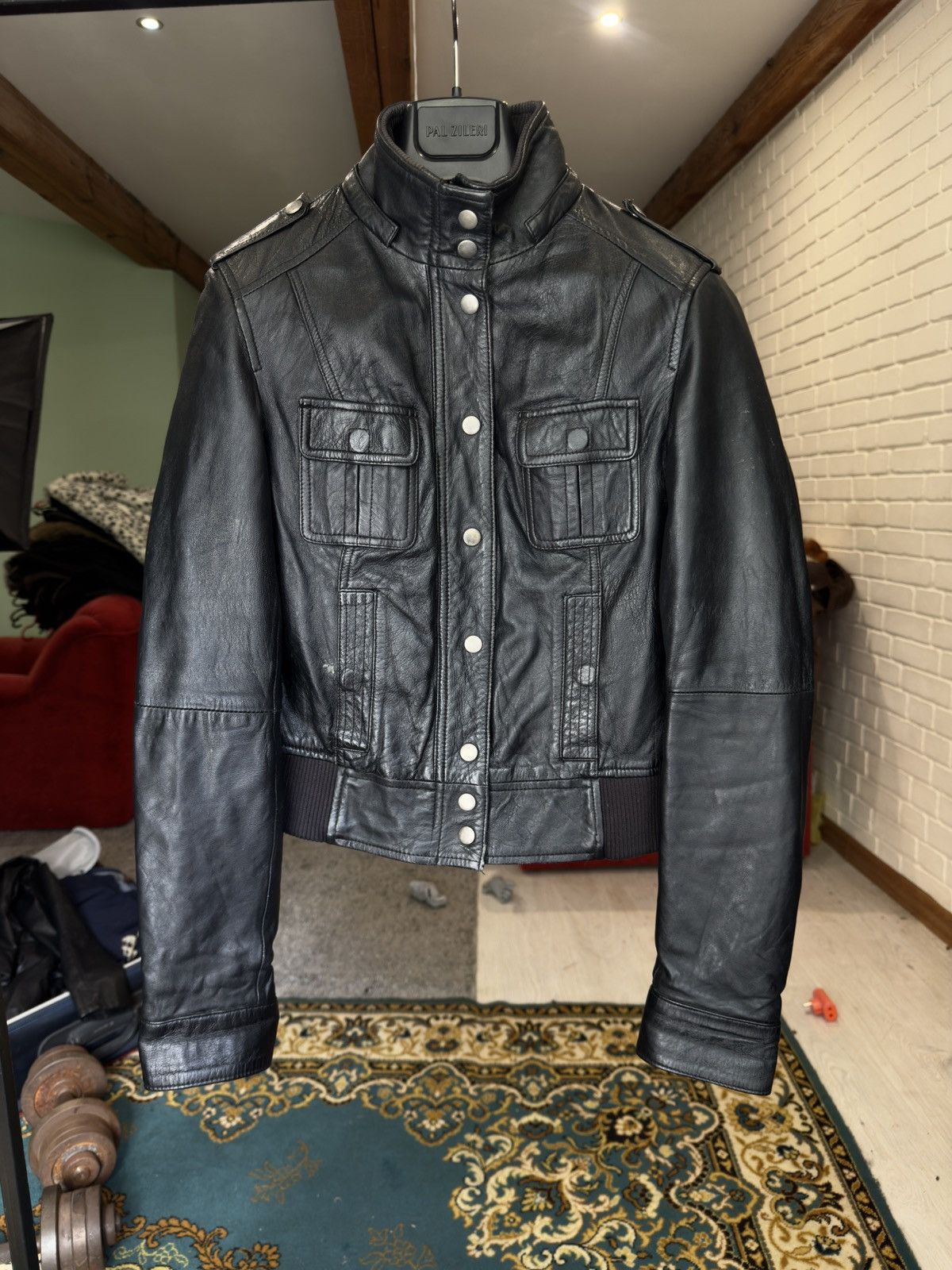Hedi Slimane Vintage Lesco Leather Jacket Hedi Slimane | Grailed