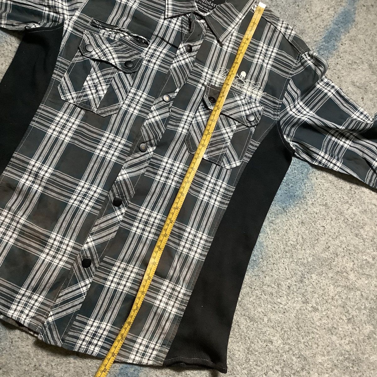 If Six Was Nine × KMRii × Le Grande Bleu (L.G.B.) Vintage Grangesta Standard Japan Mesh Punk Anarchy Poem Y2K Size US L / EU 52-54 / 3 - 16 Thumbnail