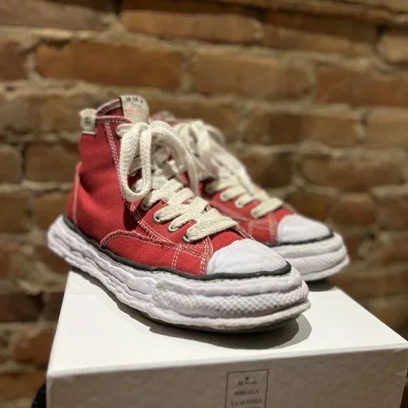 Maison MIHARA YASUHIRO Maison Mihara Yasuhiro Peterson OG Sole High Sneaker – Red Size US 8 / EU 41 - 8 Thumbnail