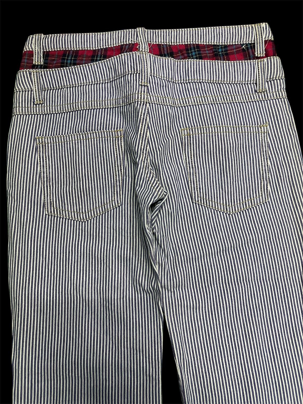 Japanese Brand Hickory Style💥 Double Waist Hickory Stripe 💥 Size US 35 - 3 Thumbnail