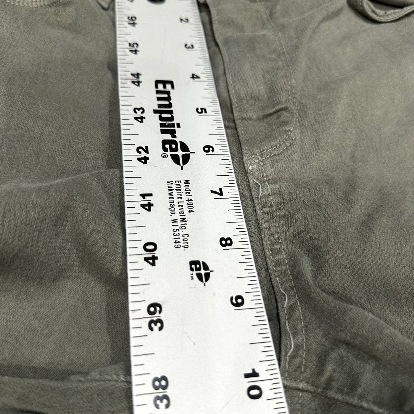 Paige PAIGE Hoxton Ankle Jeans 32 Green Stretch Skinny Pants Mid Rise Utility Slim Denim Size 24" / US 00 / IT 34 - 8 Thumbnail