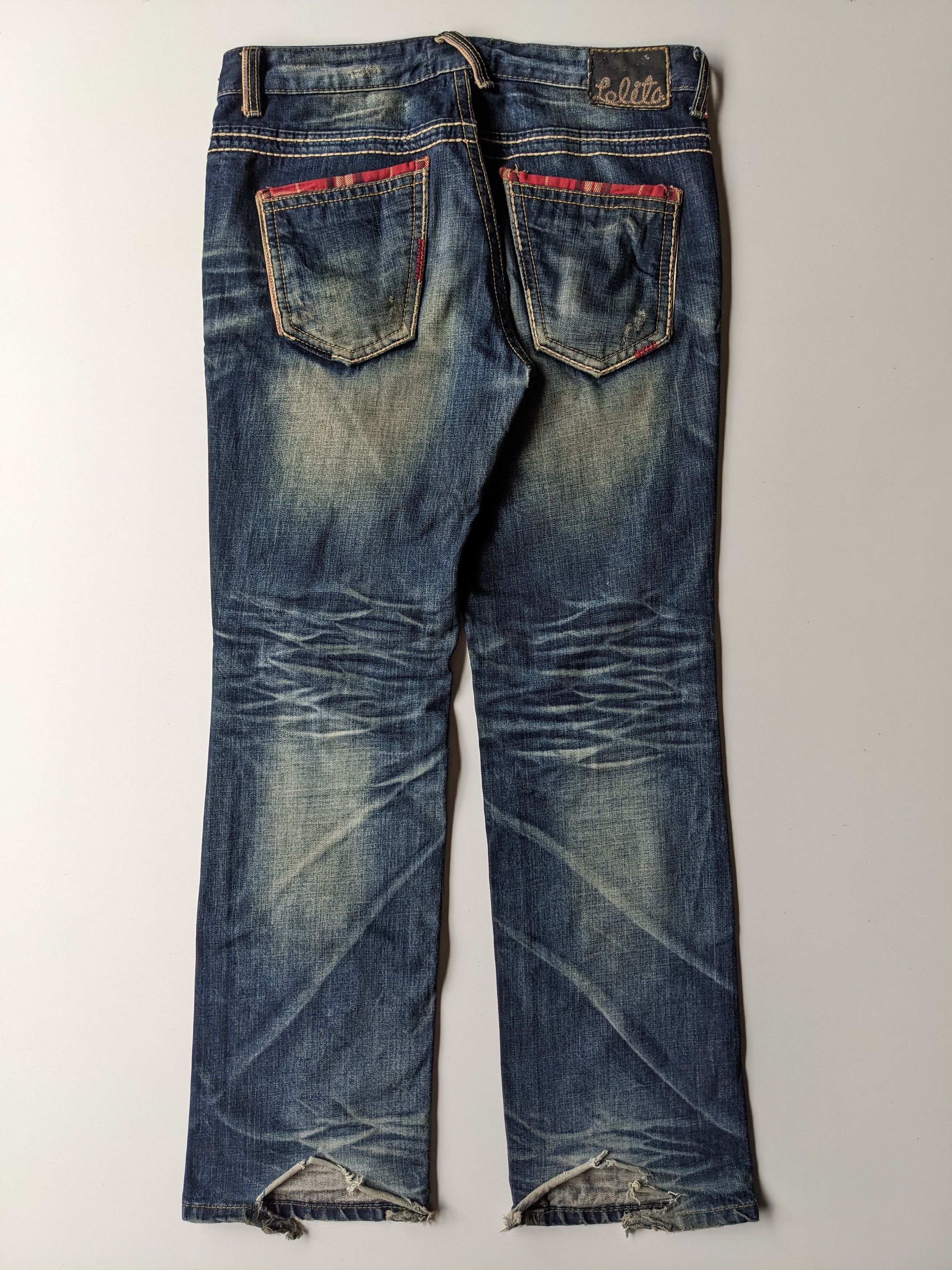 If Six Was Nine × Japanese Brand × Le Grande Bleu (L.G.B.) Lolita mudwash clawmark jeans Size US 36 / EU 52 - 4 Thumbnail