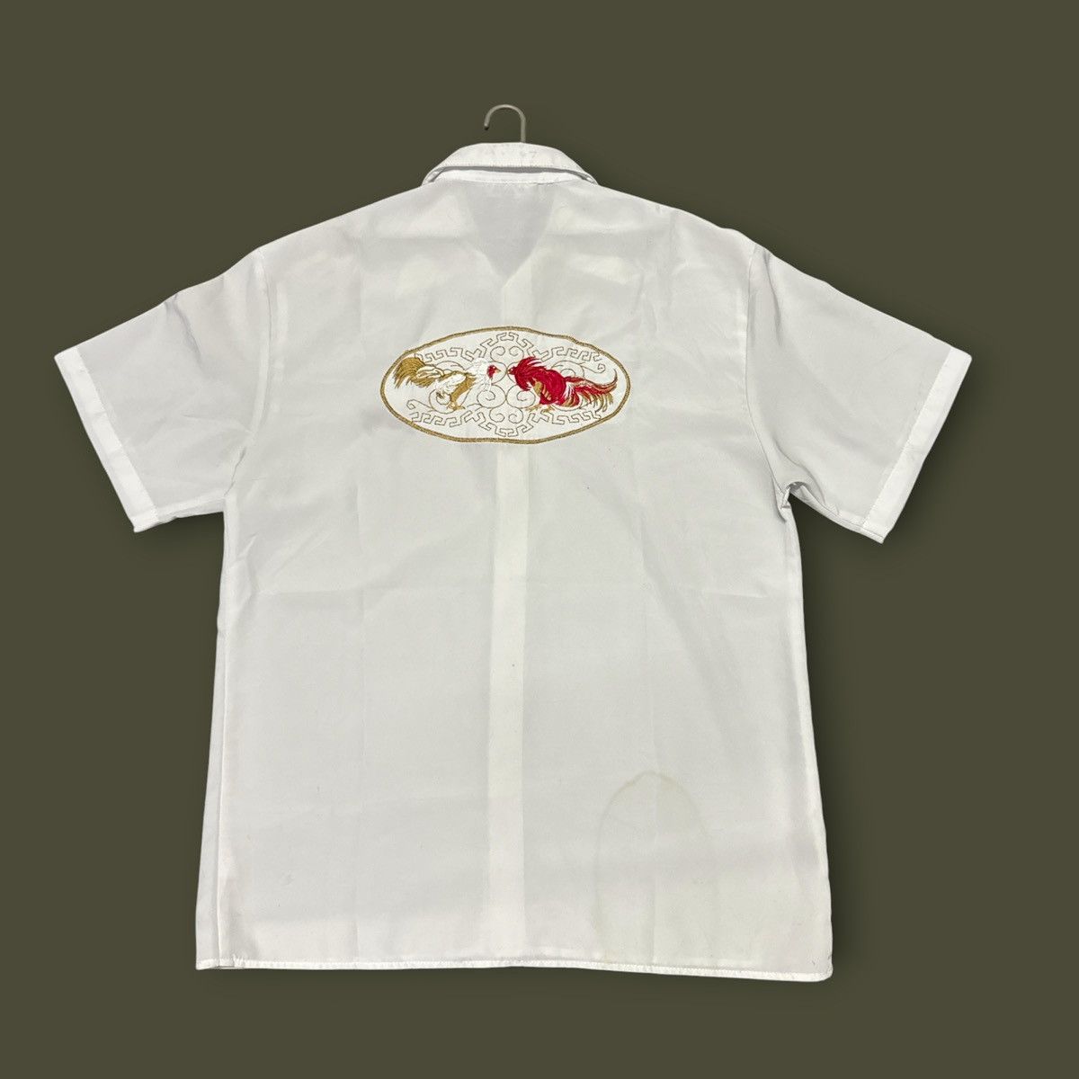 Vintage Vintage Cock Fighting Shirt Size US L / EU 52-54 / 3 - 8 Thumbnail