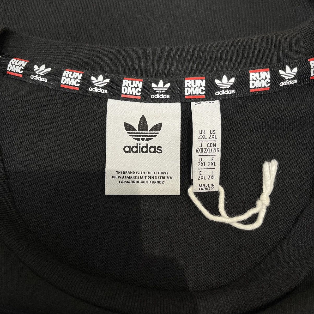 Adidas × RUN DMC Adidas x RUN DMC Photo Tee Black Size US XXL / EU 58 / 5 - 5 Thumbnail