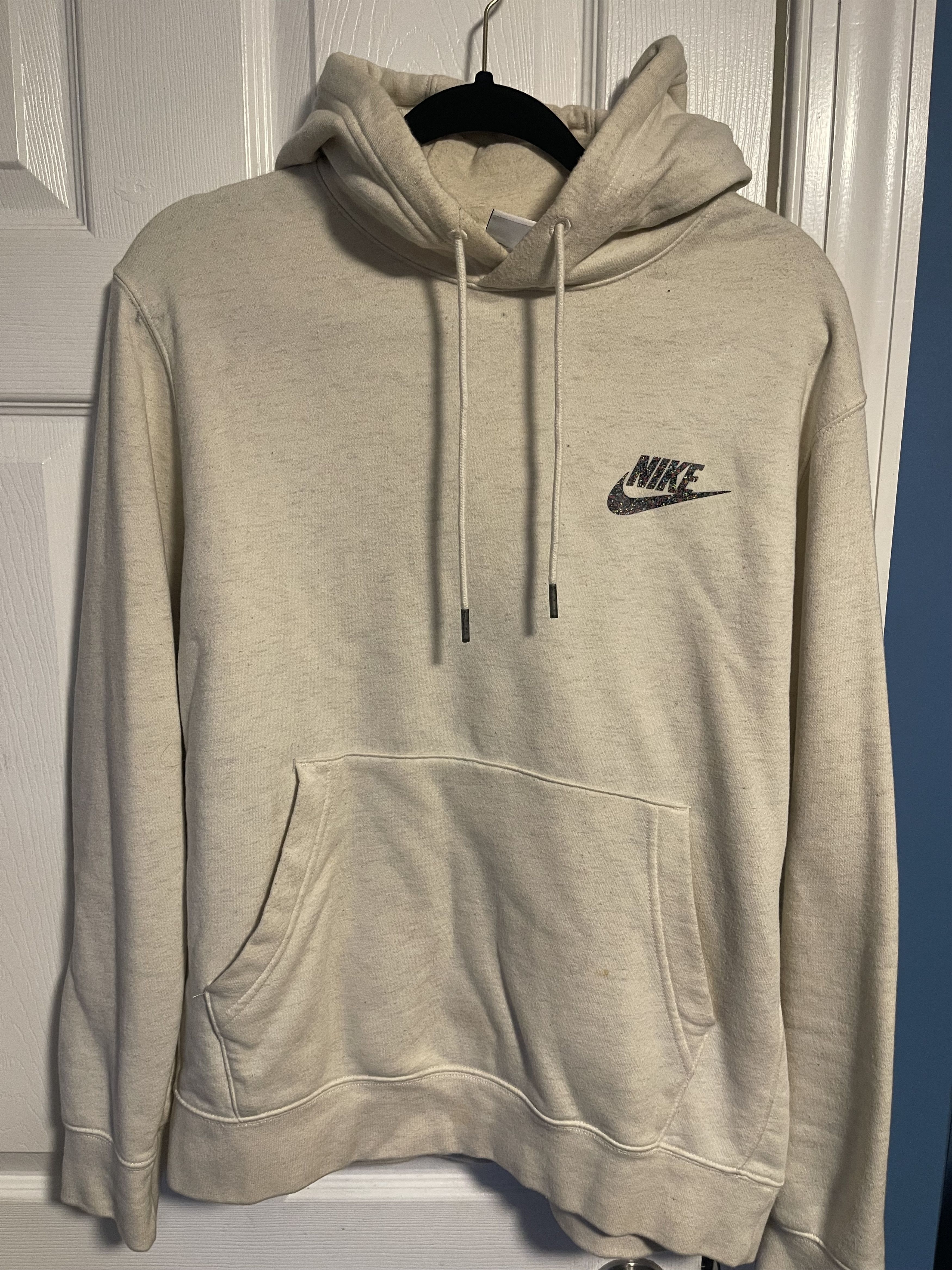 Nike Nike Pullover Fleece Hoodie Logo Hooded Pockets Drawstring Size US M / EU 48-50 / 2 - 1 Thumbnail