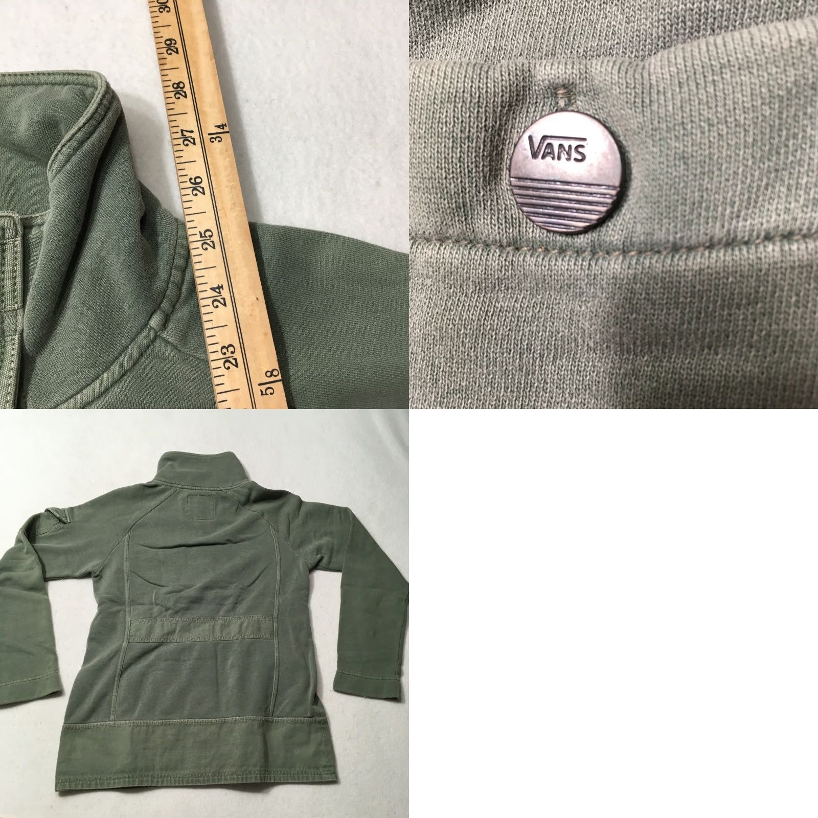 Vans VANS Jacket fleece Womens olive green Button Up Shirt Shacket Chore Size S / US 4 / IT 40 - 8 Thumbnail