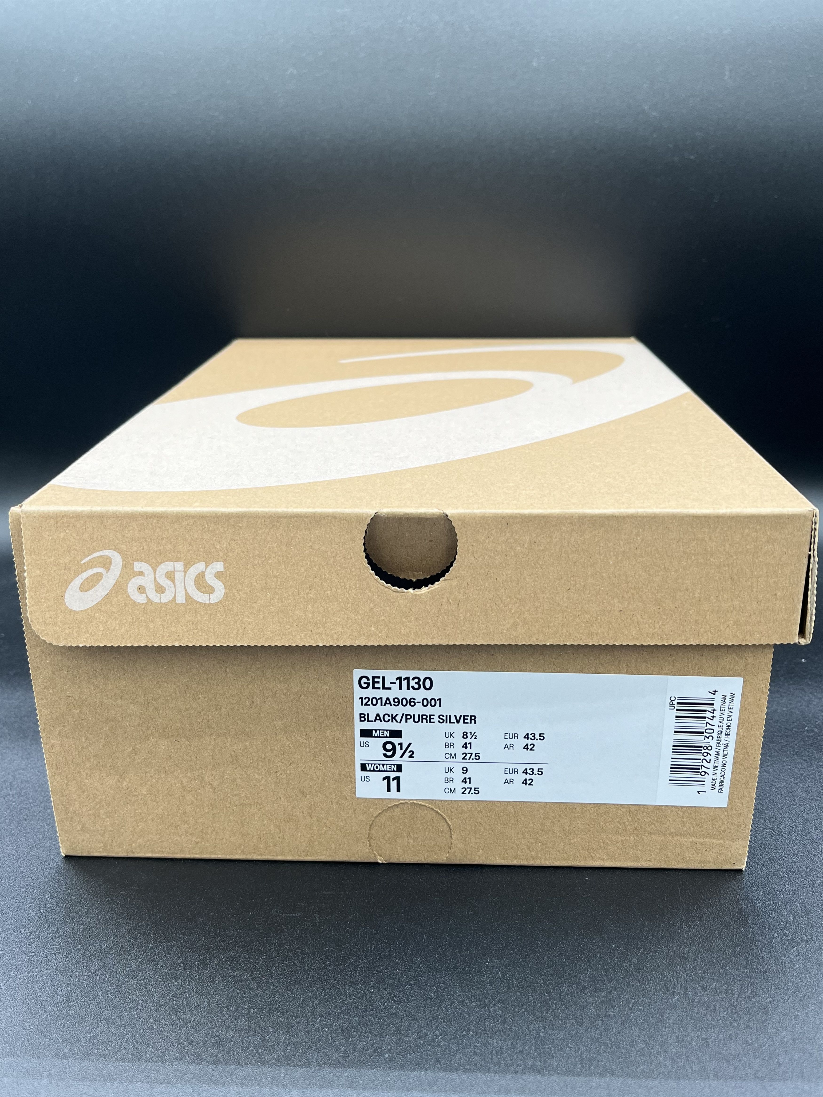 Asics ASICS Gel 1130 Black Pure Silver Size US 9.5 / EU 42-43 - 6 Thumbnail