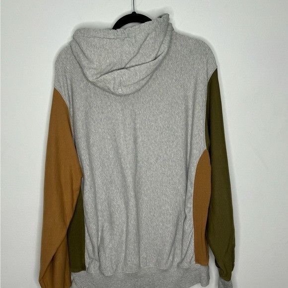 Helmut Lang Helmut Lang Patchwork Hoodie Full Zip Jacket Grey Multi Men’ Size US XL / EU 56 / 4 - 5 Thumbnail