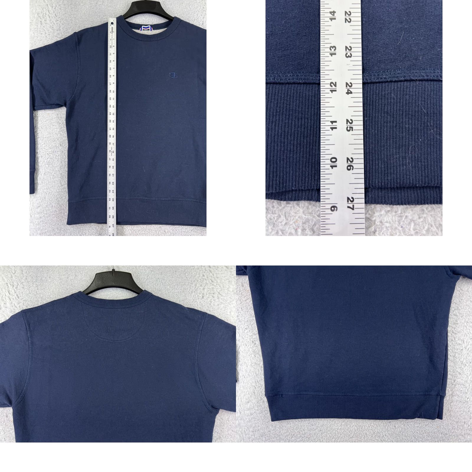 Champion Champion Sweater Adult Medium Blue Crew Neck Cotton Blend Outdoor Sweatshirt Size US M / EU 48-50 / 2 - 9 Thumbnail