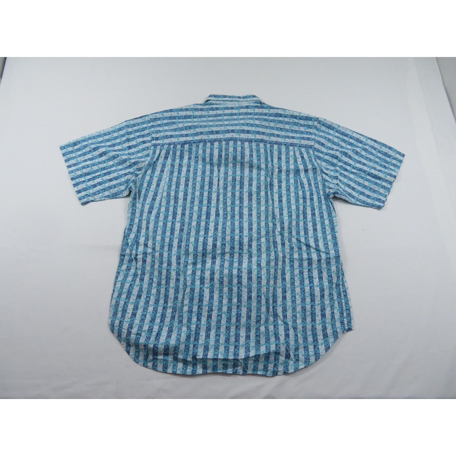 Levi's LEVIS Shirts For Jeans White Blue Aqua Stripes, XL 1990s New Size US XL / EU 56 / 4 - 5 Thumbnail