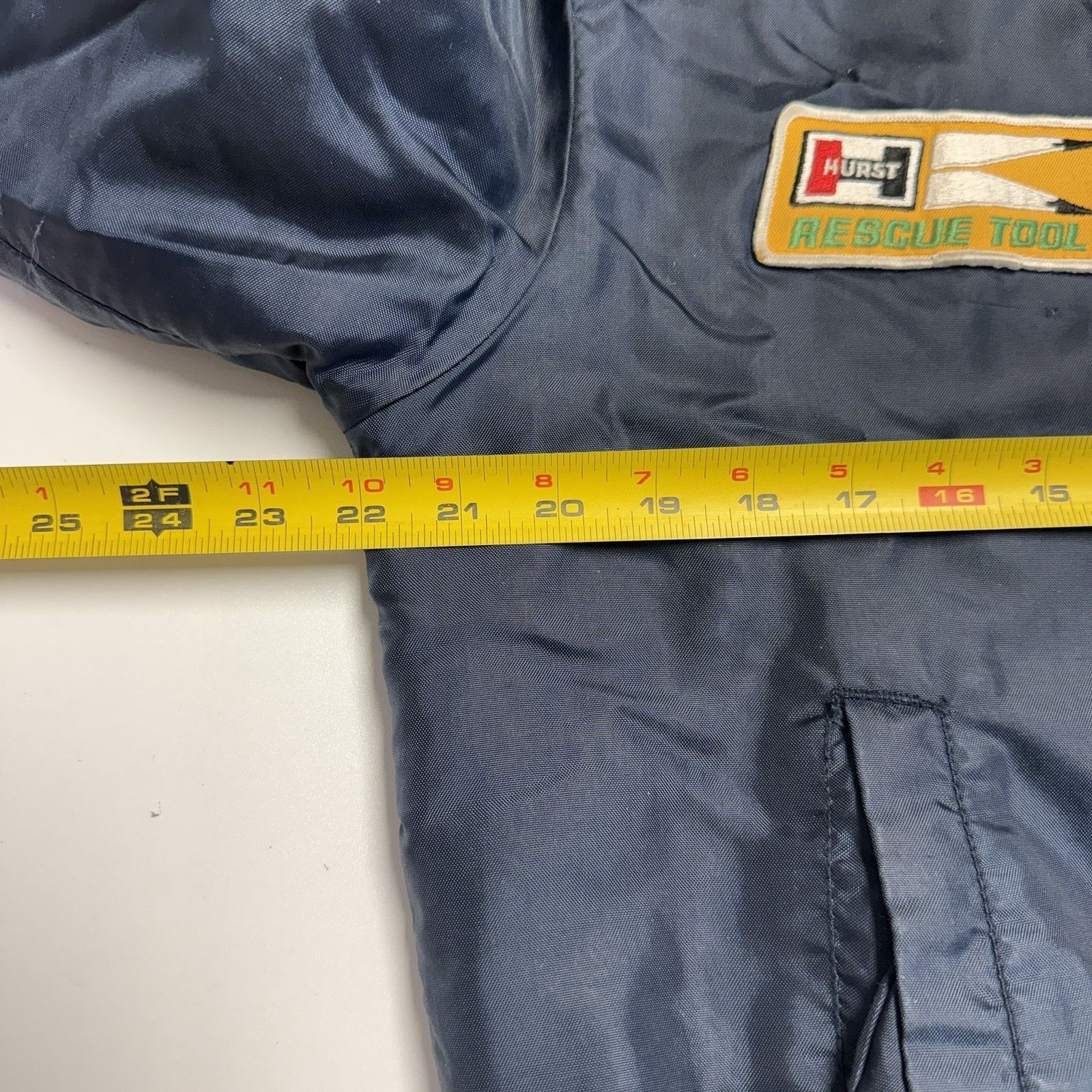 Vintage Vintage Fire Dept Bomber Jacket Mens Blue Insulated Size US M / EU 48-50 / 2 - 16 Thumbnail